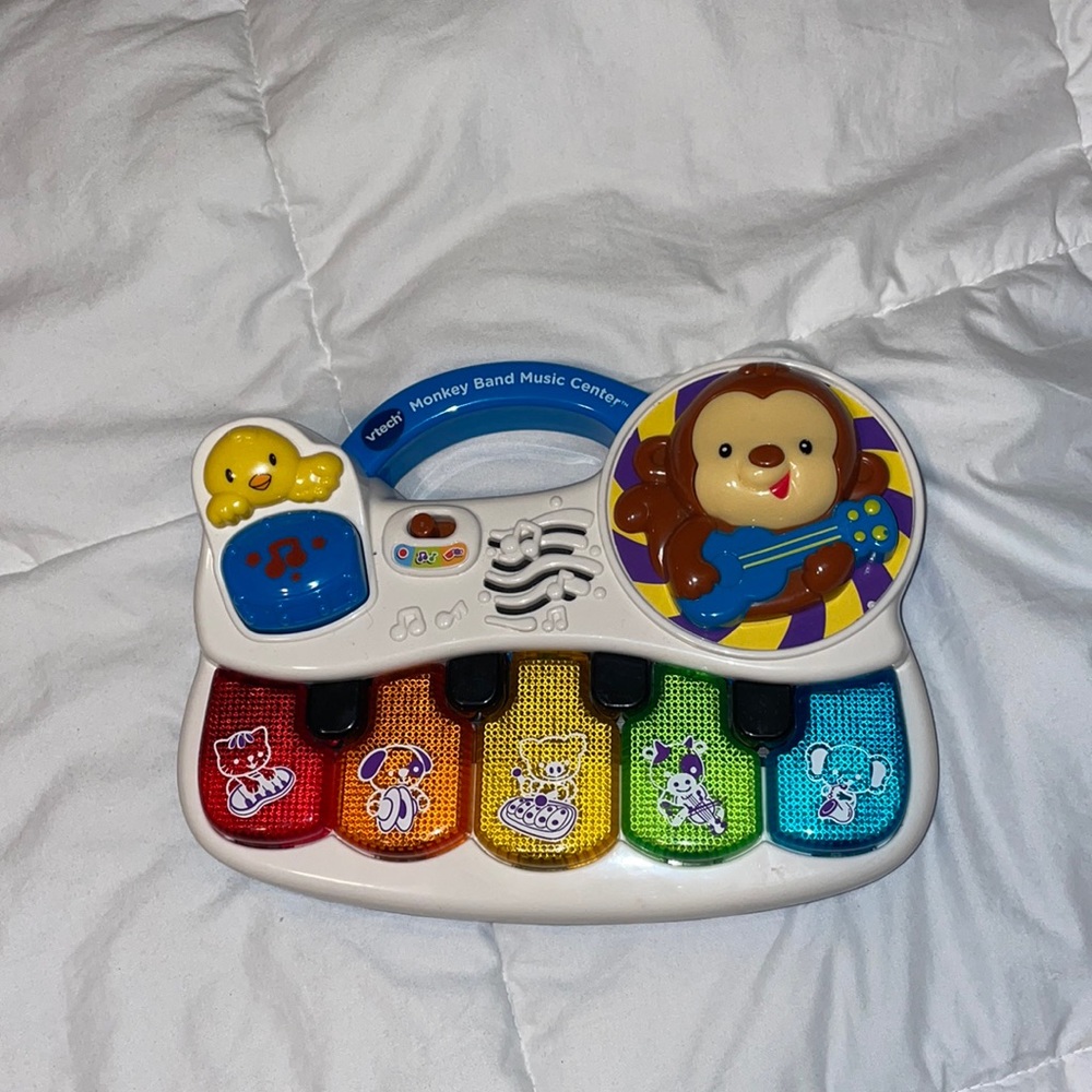 Piano with light and music.